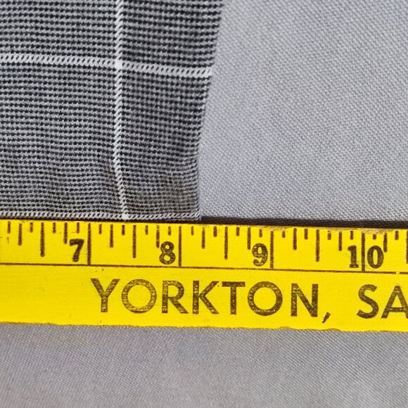 Anne Klein elastic waist pull on pants women's size XL grey chequered baggy - Picture 14 of 14